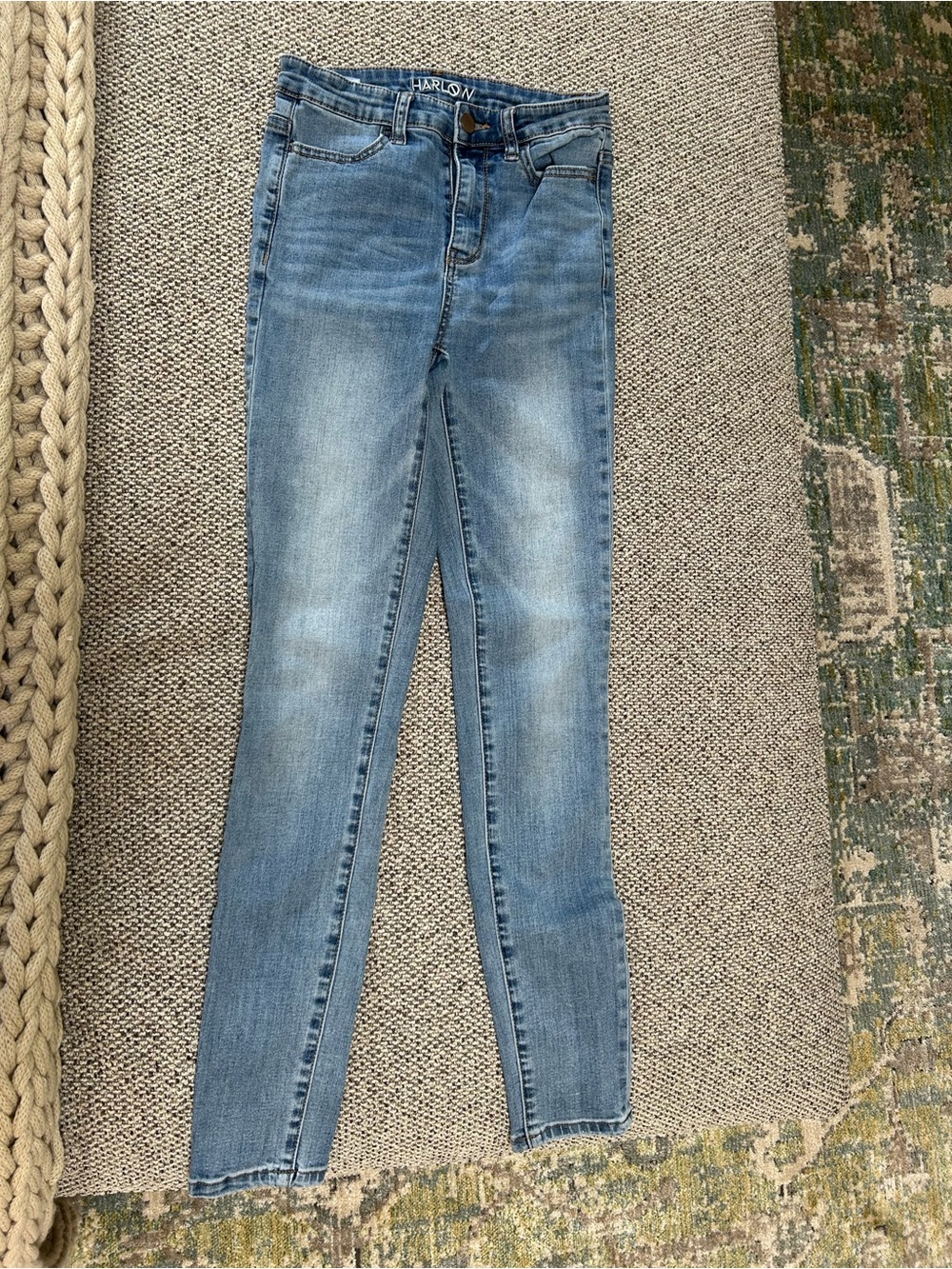 Harlow Light Blue High-Rise Skinny Jeans